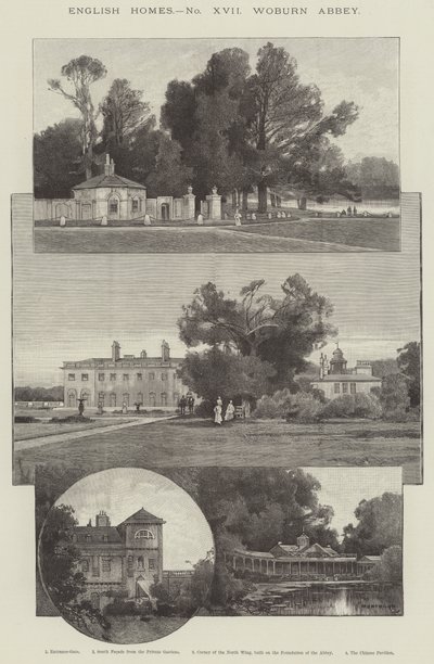 Abadía de Woburn de Charles Auguste Loye